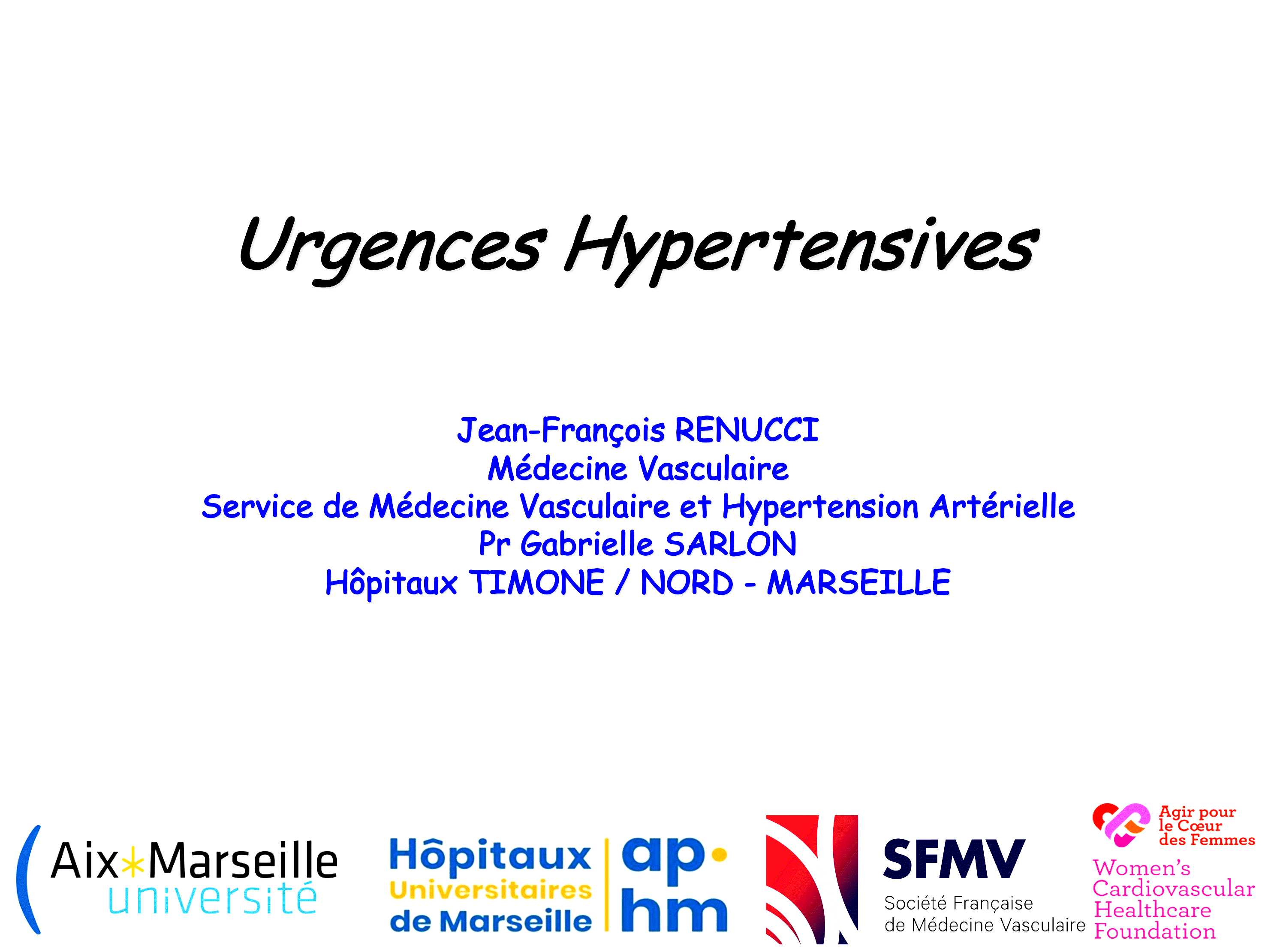 Dr RENUCCI - Poussée Hypertensive